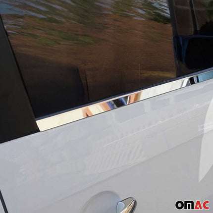 Fensterleisten Zierleisten für VW Caddy 2015-2020 Edelstahl Chrom 2tlg