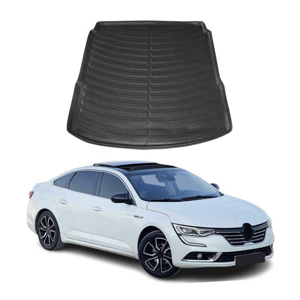 Kofferraumwanne Laderaumwanne für Renault Talisman 2015-2022 Gummi TPE Schwarz