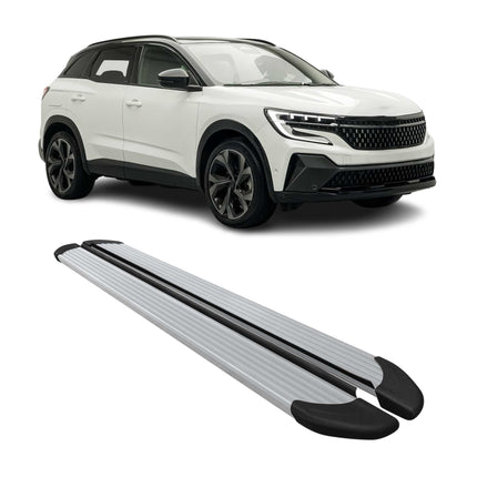 Trittbretter Seitenschweller für Renault Austral 2022-2026 Aluminium Silber 2x