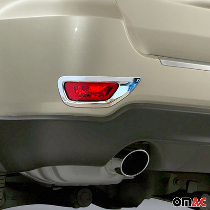 Reflektor Blenden Reflektor Rahmen für Jeep Grand Cherokee 2011-2019 Chrom ABS