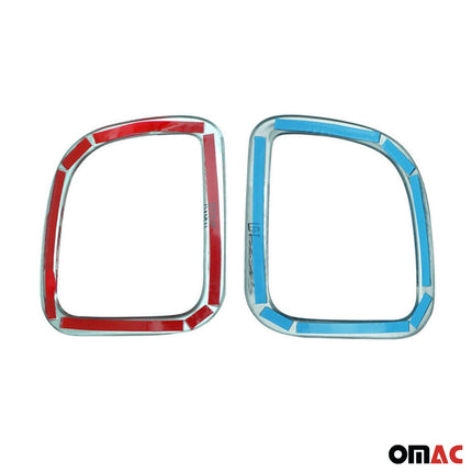 Reflektor Blenden Reflektorleiste für Mercedes Citan 2012-2021 Edelstahl Chrom