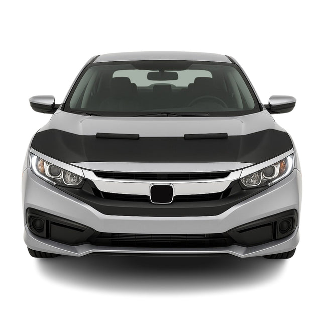 Haubenbra Steinschlagschutz Bonnet Bra für Honda Civic FC 2017-2021 Schwarz Halb