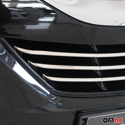 Kühlergrill Leisten Grillleisten für Hyundai ix35 2010-2015 Edelstahl Chrom 3x