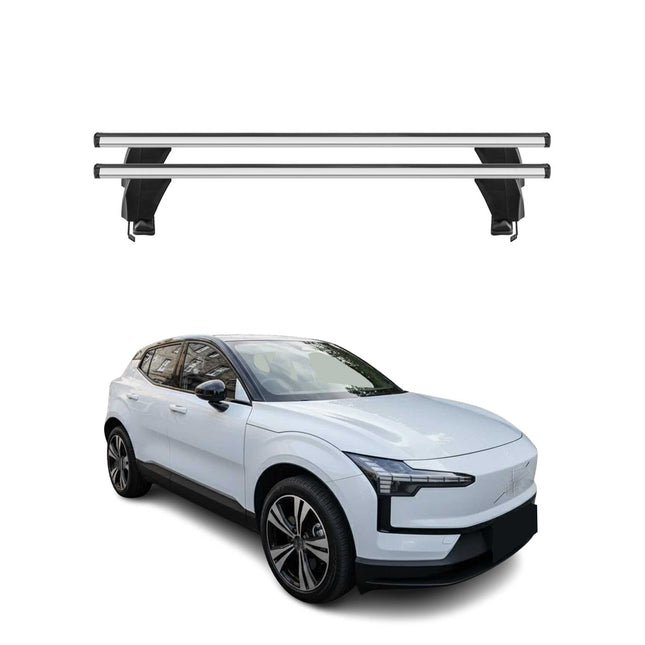 Menabo Dachträger Grundträger für Volvo EX30 2024-2026 Alu Grau 2tlg