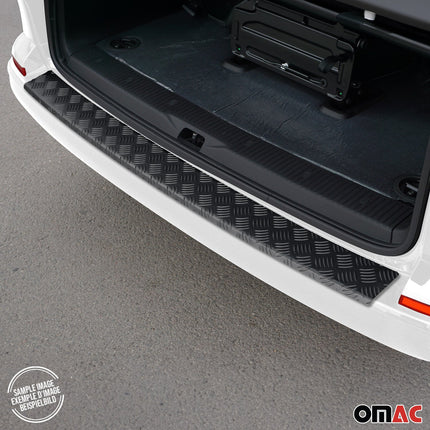 Ladekantenschutz Stoßstange für Opel Combo E Cargo 2019-2026 Aluminium Schwarz