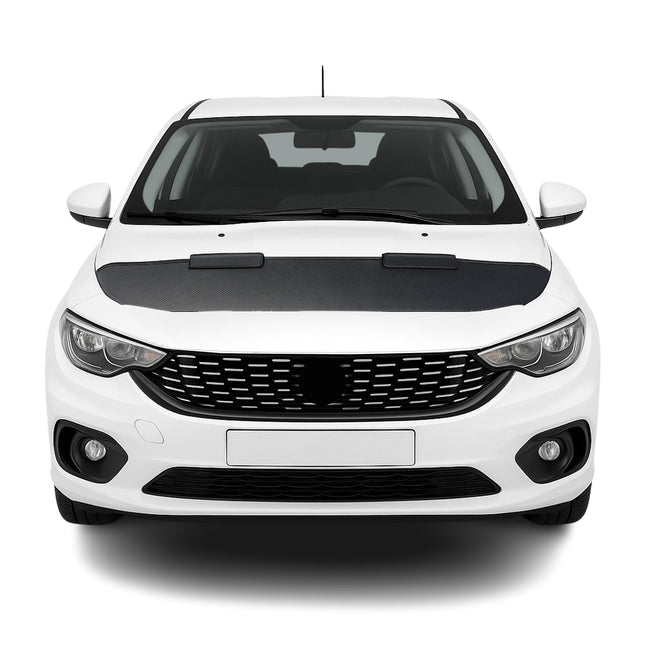 Haubenbra Steinschlagschutz Bonnet Bra für Fiat Tipo 2015-2026 Carbon Optik Halb