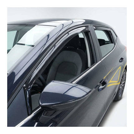 Windabweiser Regenabweiser für Seat Ibiza 2017-2026 Dunkel Acryl 4tlg