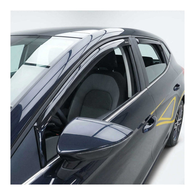 Windabweiser Regenabweiser für Seat Ibiza 2017-2026 Dunkel Acryl 4tlg