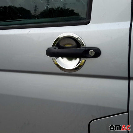Türgriffschalen Türgriffmulden für VW Multivan T5 2003-2015 Chrom Edelstahl 4x