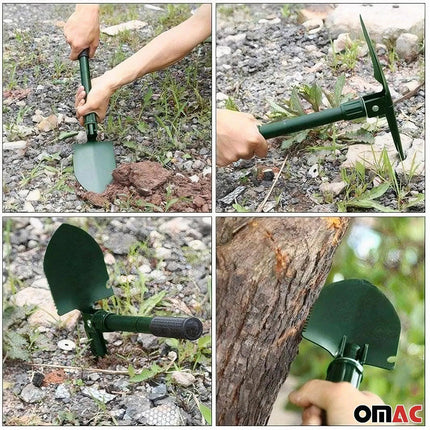 Multifunktions Klappspaten mit Kompass Tasche Spaten Garten Hacke Säge Outdoor