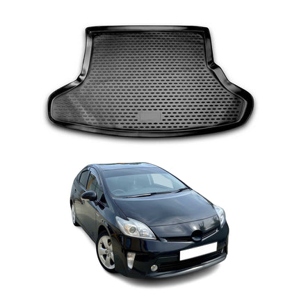 Kofferraummatte Kofferraumwanne für Toyota Prius 2010-2015 Schrägheck Gummi TPE