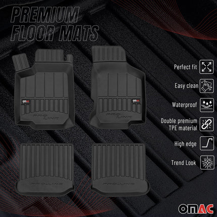OMAC Gummi Fußmatten für VW Golf 4 1997-2006 Premium TPE 3D Automatten 4tlg