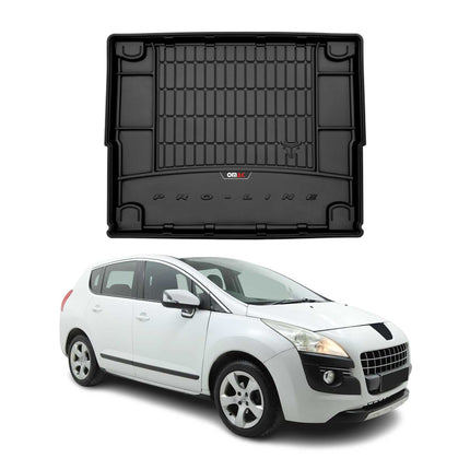 OMAC Gummi Kofferraumwanne für Peugeot 3008 2009-2016 TPE Laderaumwanne Schwarz
