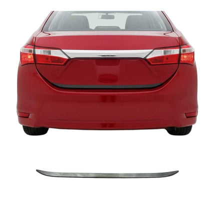 Kofferraumleiste Heckklappe Leiste für Toyota Corolla 2013-2019 Edelstahl Dunkel