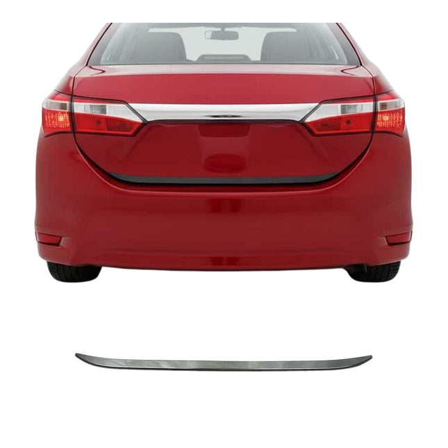 Kofferraumleiste Heckklappe Leiste für Toyota Corolla 2013-2019 Edelstahl Dunkel
