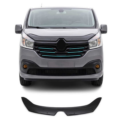 Motorhaube Deflektor Insektenschutz für Renault Trafic 2014-2019 Pre-FL Dunkel