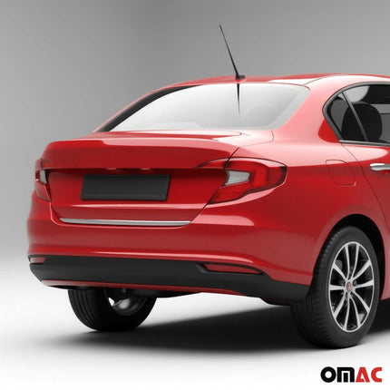 Kofferraumleiste Heckleiste für Fiat Tipo 2015-2026 Schrägheck Edelstahl Chrom