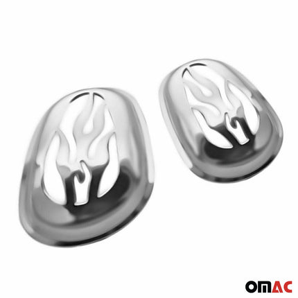 Blinker Signal Rahmen für Nemo Bipper Fiorino Qubo C2 C3 2tlg Abs Satin Chrom