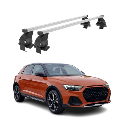 Menabo Dachträger für Audi A1 City Carver Allstreet 2019-2026 50kg Stahl Grau 2x