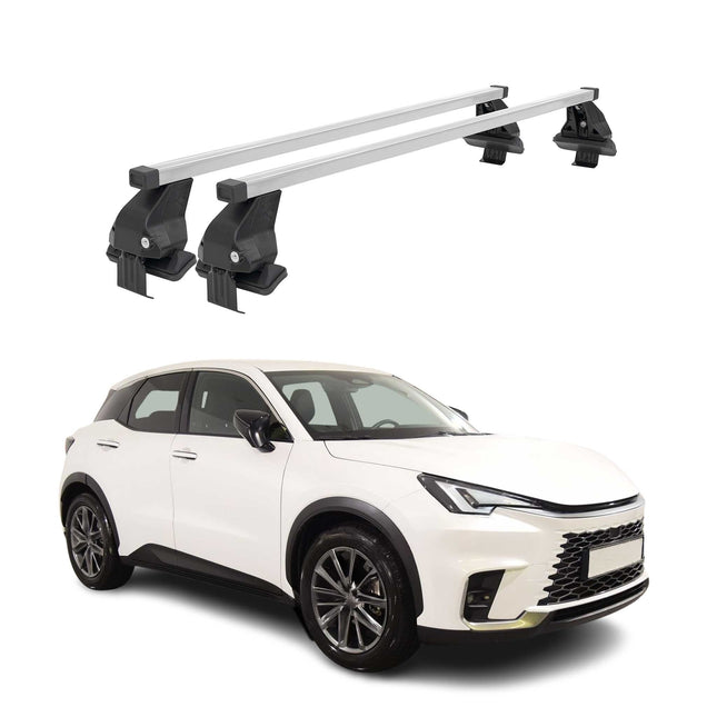 Menabo Dachträger Grundträger für Lexus LBX 2024-2026 Stahl Grau 2tlg