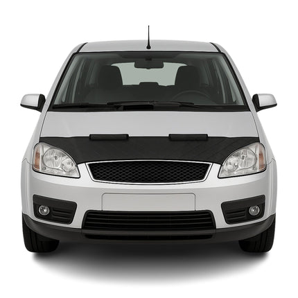 Haubenbra Steinschlagschutz Bonnet Bra für Ford C-Max 2003-2010 Schwarz Halb