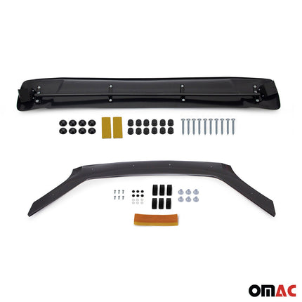 Sonnenblende Motorhaube Deflektor Set für Ford Transit 2006-2014 Acryl 2tlg