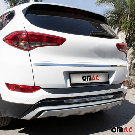 Ladekantenschutz Stoßstange für Hyundai Tucson III 2016-18 Pre-FL Acryl schwarz