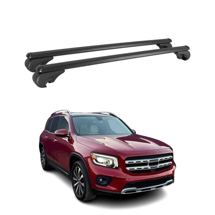 Dachträger für Mercedes GLB 2019-2026 Gepäckträger Grundträger Alu Schwarz 2x
