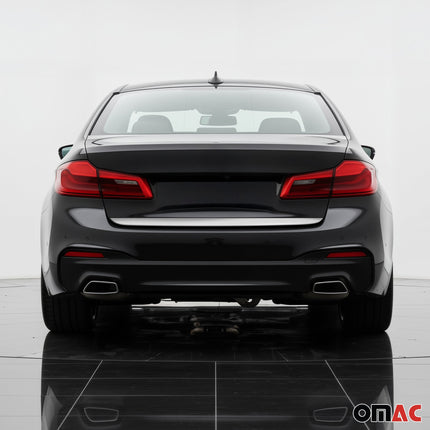 Kofferraumleiste Heckklappe Leiste für BMW 5er G30 2017-2024 Edelstahl Chrom