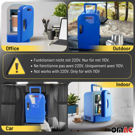 Mini Kühlschrank 4 Liter Kühler & Wärmer 12V DC Portable für Auto