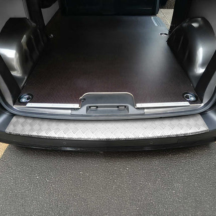 Ladekantenschutz Stoßstange für Opel Vivaro C 2019-26 L1 L2 L3 Aluminium Silber