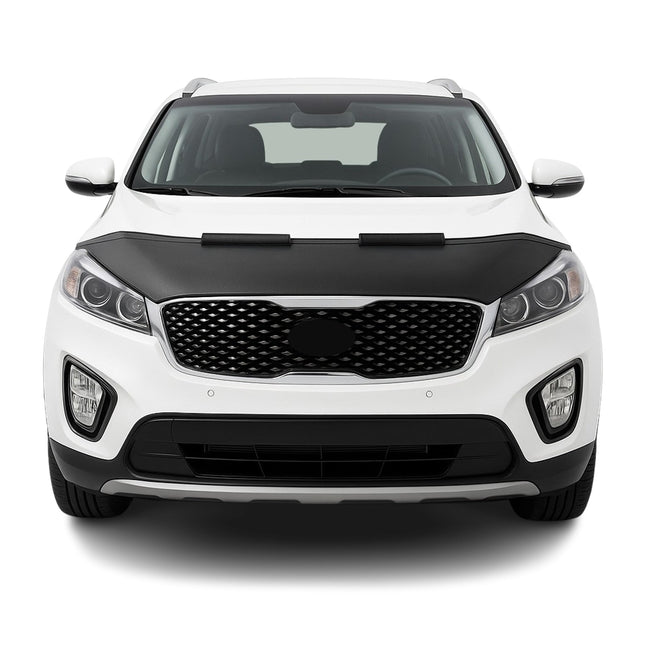 Haubenbra Steinschlagschutz Bonnet Bra für Kia Sorento 2015-2020 Schwarz Halb
