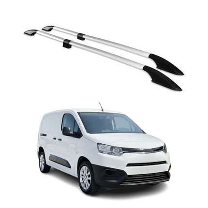 Dachreling Dachgepäckträger für Toyota Proace City 2019-2026 L2 Langer Alu Grau