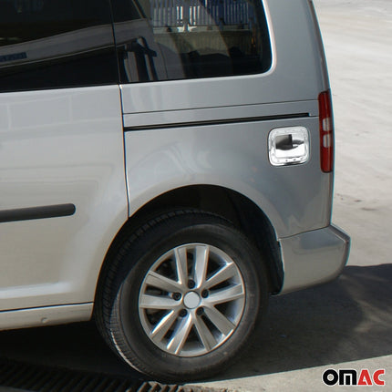 Tankdeckel Blenden Tankverschluss für VW Caddy 2003-2015 Edelstahl Chrom Chrom