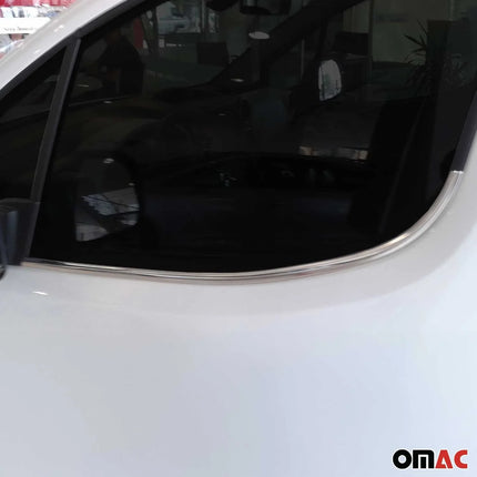 Fensterleisten Zierleisten für Peugeot Partner Citroen Berlingo 2008-2018 Chrom
