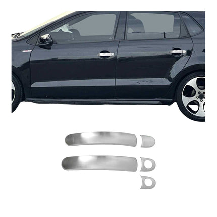 Chrom Türgriff Blende für VW Beetle Polo Gebürstet 1tlg