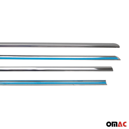 Fensterleisten Zierleisten für Mitsubishi Lancer 2008-2017 Edelstahl Chrom 4tlg