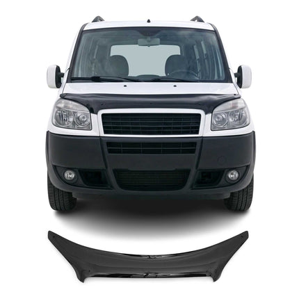 Motorhaube Deflektor Insekten Steinschlagschutz für Fiat Doblo 2006-2010 Dunkel