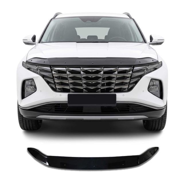 Motorhaube Deflektor Insektenschutz für Hyundai Tucson NX4 2022-2026 Dunkel