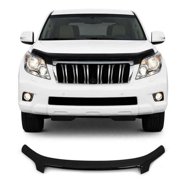 Motorhaube Deflektor Insektenschutz für Toyota Land Cruiser Prado 2010-13 Dunkel