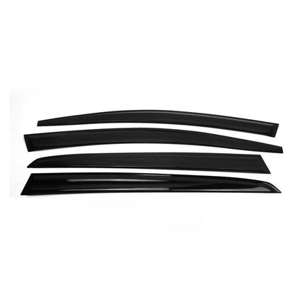 Windabweiser Regenabweiser für VW Golf mk5 2003-2009 Schwarz Acryl 4 tlg