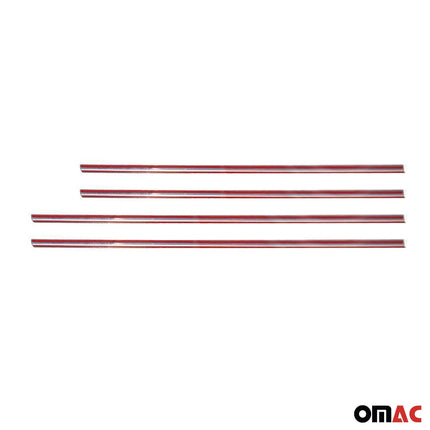 Fensterleisten Zierleisten für Toyota Corolla Verso 2004-2009 Edelstahl Chrom 4x
