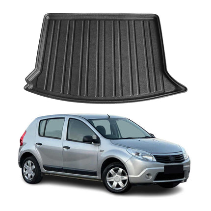 Kofferraumwanne Laderaumwanne für Dacia Sandero 2008-2012 Schrägheck 5tür Gummi