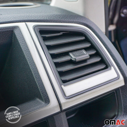 Innenraum Dekor Cockpit für Mercedes W123 1975-1986 Aluminium Optik 10tlg