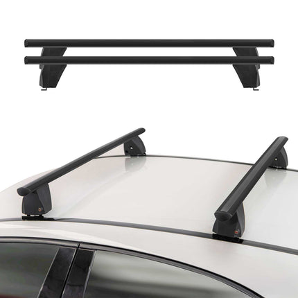 Menabo Dachträger für BMW 3er E90 E91 E92 Limo Touring Coupe 2004-2013 Schwarz