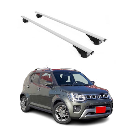 Dachträger Gepäckträger für Suzuki Ignis 2016-2026 Grundträger Metall Silber 2x