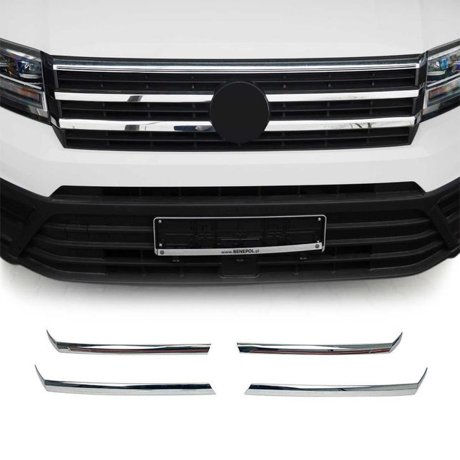 Kühlergrill Leisten Grillleisten für VW Grand California 2018-2021 Chrom 4x