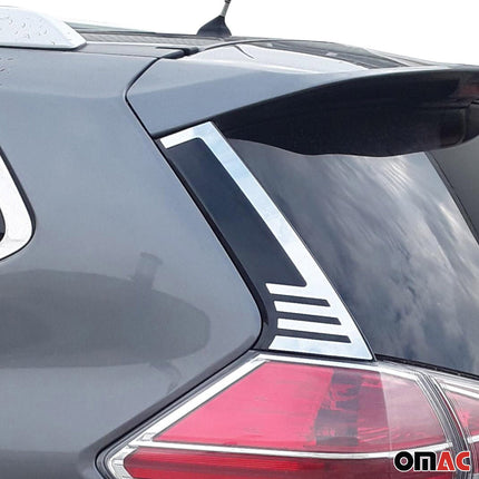 Spoiler Leiste Kofferraum Leiste für Nissan X-Trail 2014-2021 Edelstahl Chrom