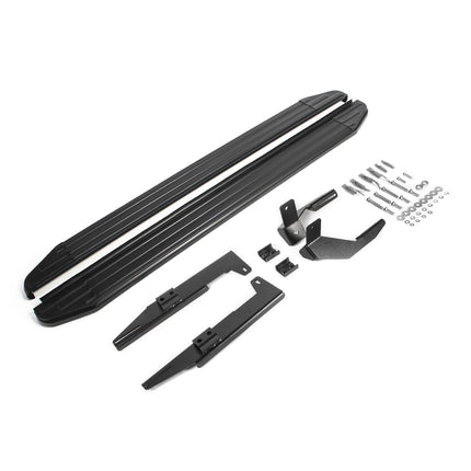 Trittbretter Seitenschweller für Suzuki SX4 2016-2021 ABE Schwarz Alu