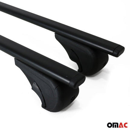 Dachträger Grundtäger für Nissan Pathfinder 2013-2020 75kg Metall Schwarz 2 tlg